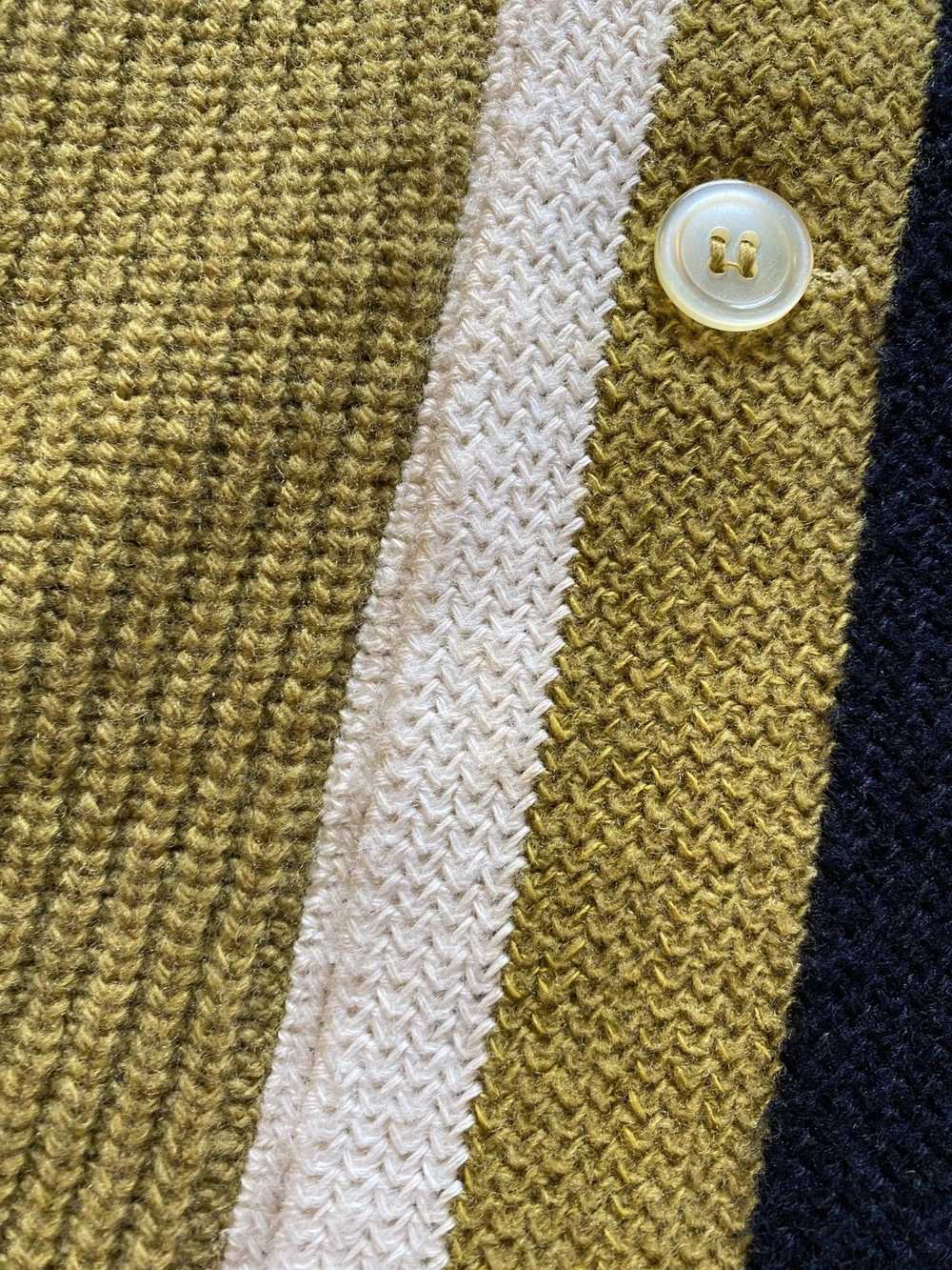 Cardigan × Vintage Vintage 50’s Campus Lambswool … - image 5