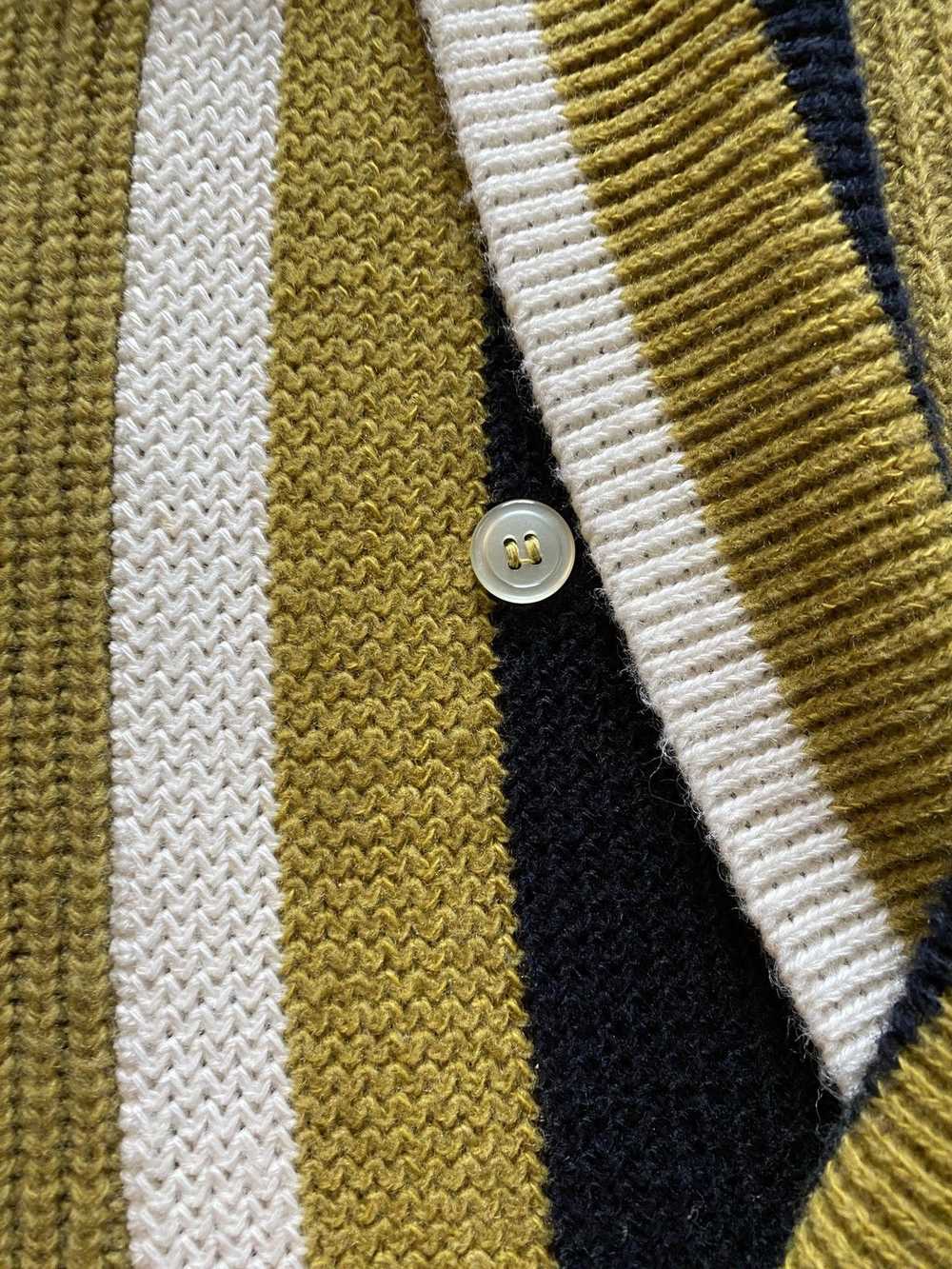 Cardigan × Vintage Vintage 50’s Campus Lambswool … - image 7