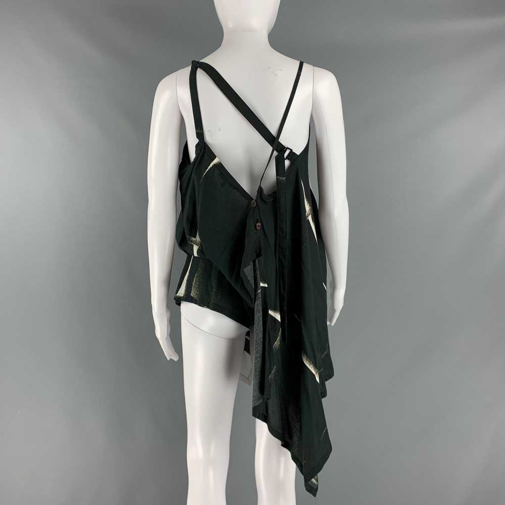 Ann Demeulemeester Black White Viscose Abstract C… - image 3