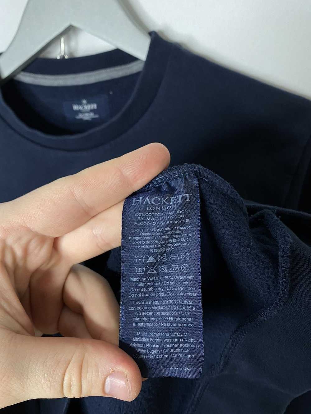 Hackett × Streetwear × Vintage Hackett Navy Blue … - image 6
