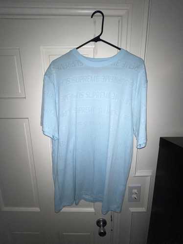 Supreme Supreme Mesh Stripe Top Light Blue