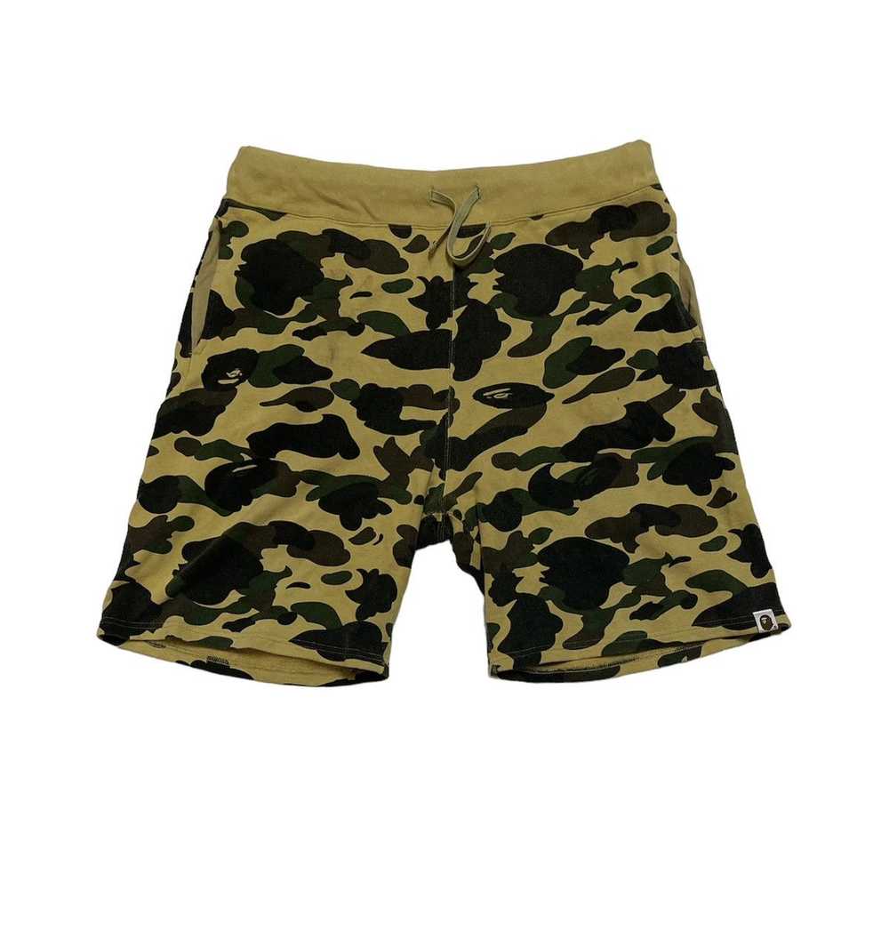 Bape 1st Camo Sweat Shorts - image 1