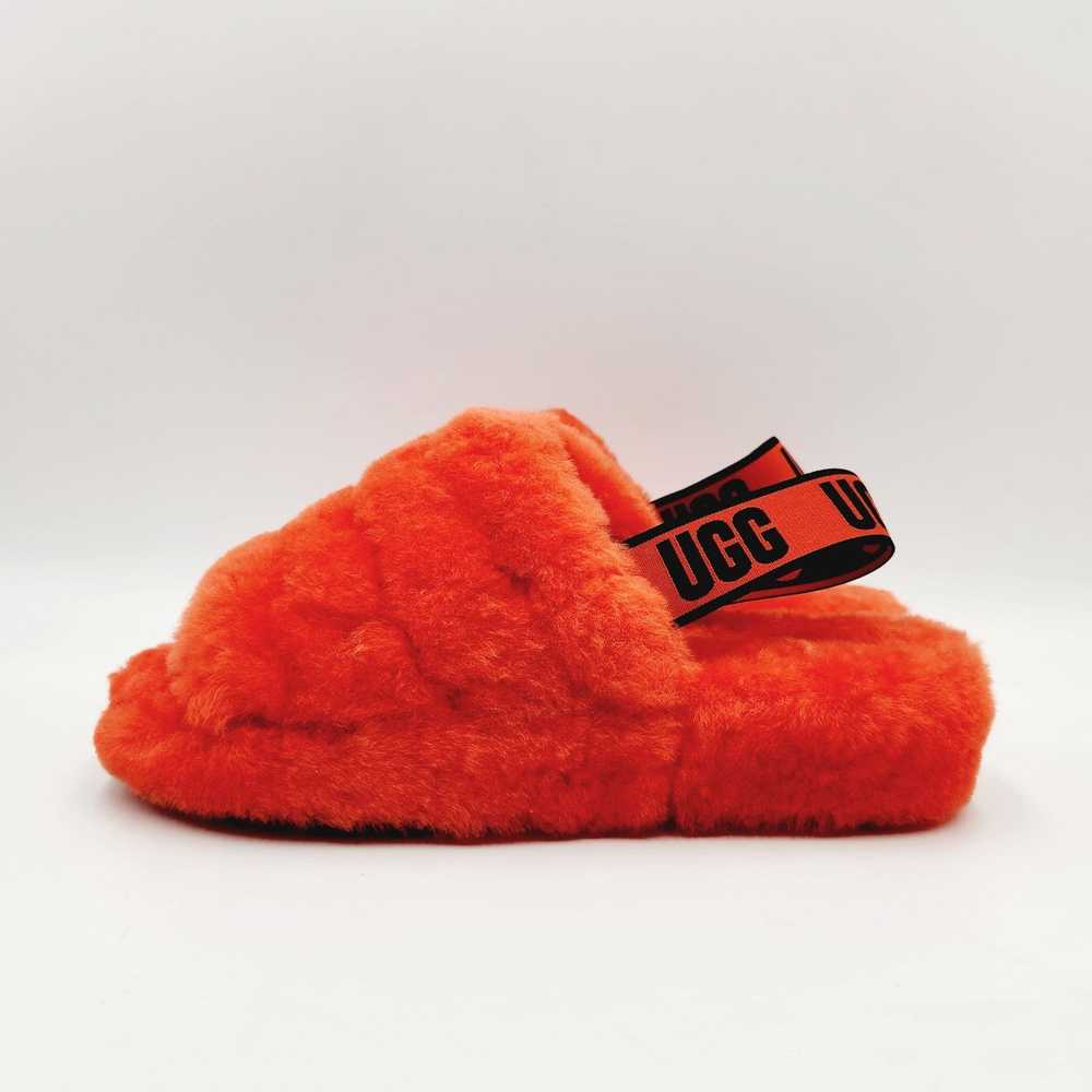 Ugg UGG Women Orange Sheepskin Cozy Platform Slip… - image 6