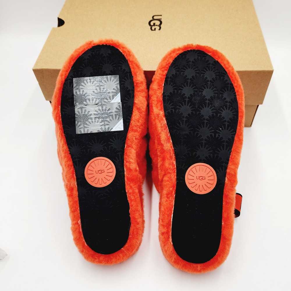 Ugg UGG Women Orange Sheepskin Cozy Platform Slip… - image 8