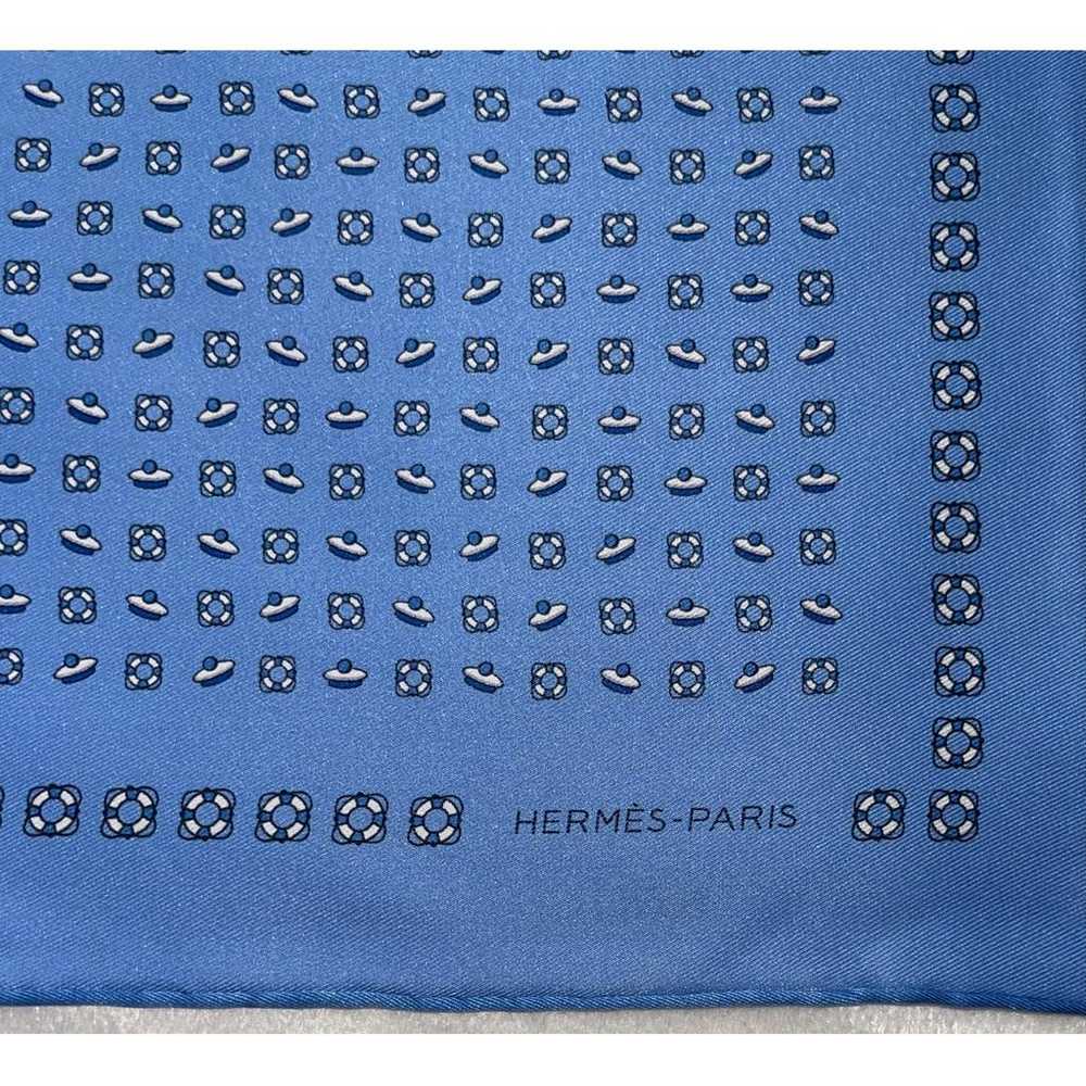 Hermès Pochette silk scarf & pocket square - image 4