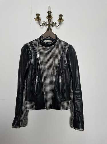 Balenciaga AW2008 Gingham Rider Jacket