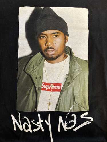 Supreme Supreme Nas Photo Tee Black Large - image 1