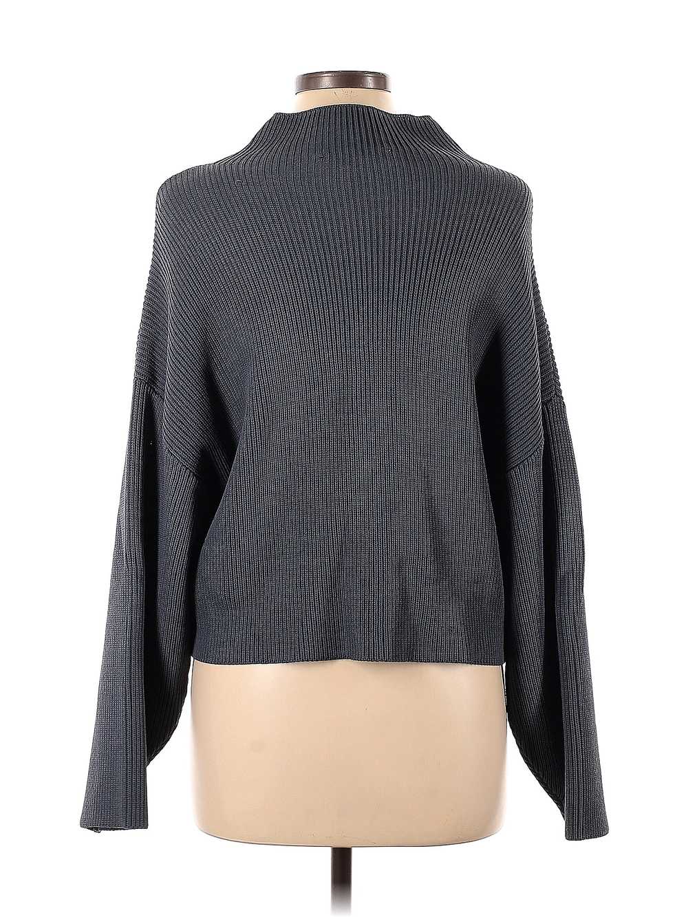 Zara Women Gray Pullover Sweater L - image 2