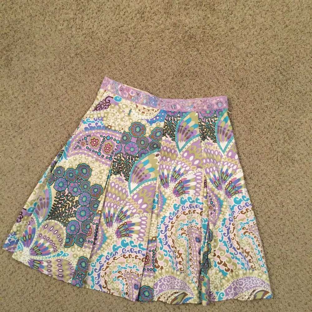 Vintage NY Collection Skirt Medium Knee Length Li… - image 2