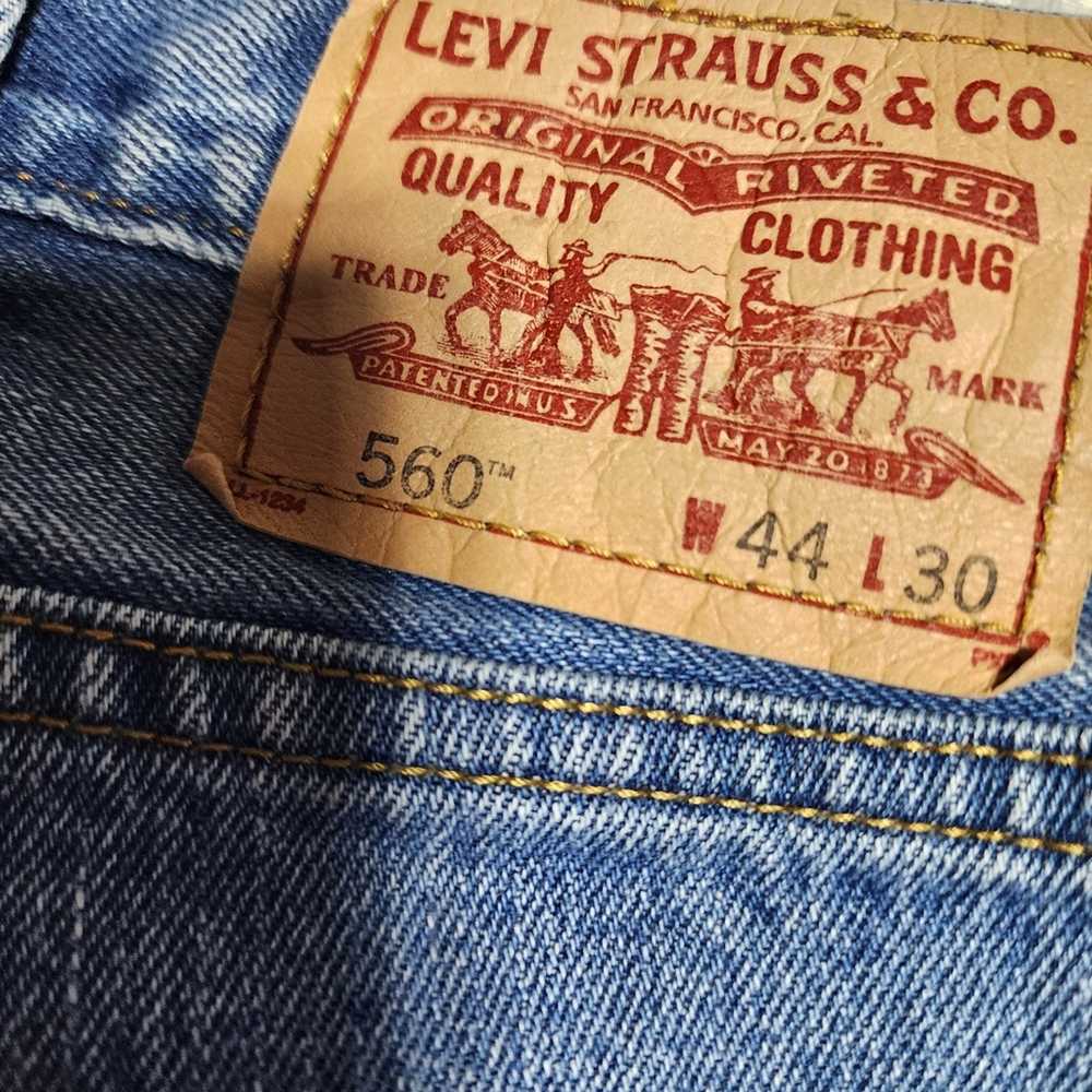 LEVIS EUC MENS SZ 44 X 30. 560 COMFORT FIT DENIM … - image 9