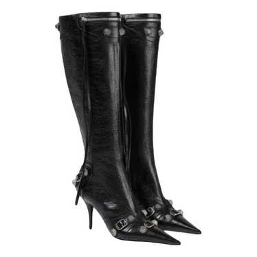 Balenciaga Cagole leather boots