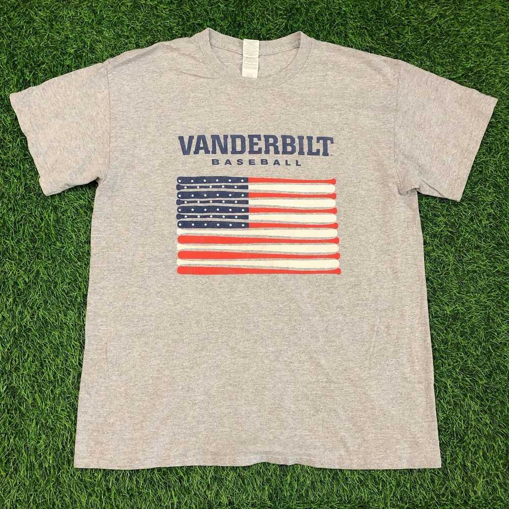 Gildan Men’s Grey Vanderbilt Baseball Graphic Fla… - image 1