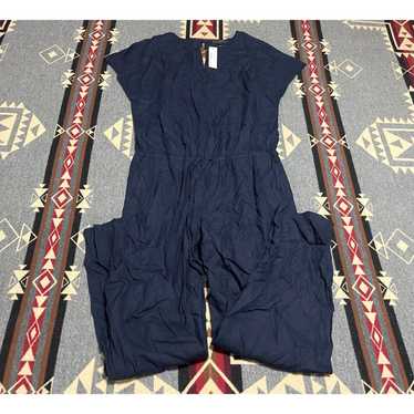 J.Crew J. Crew BL8133 NWT Jumpsuit Womens XS Blue… - image 1