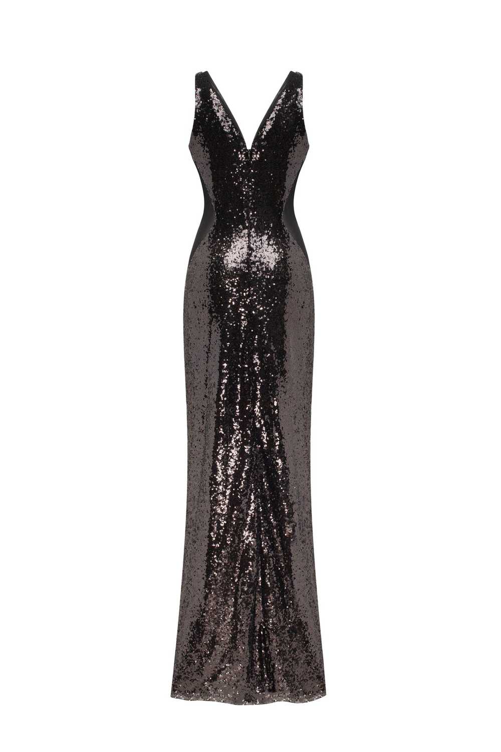 Milla Dazzling fully sequined black maxi dress, S… - image 3