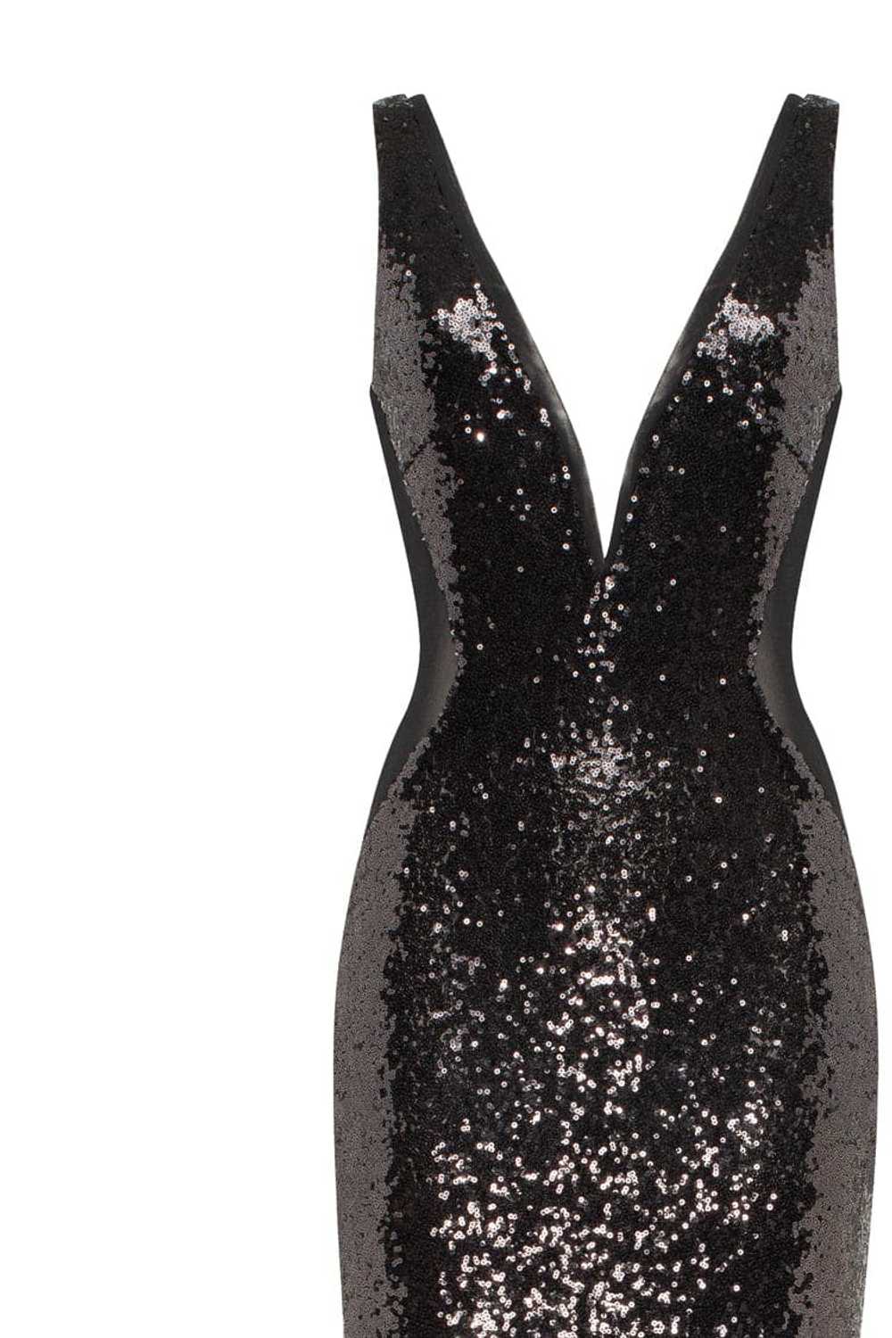 Milla Dazzling fully sequined black maxi dress, S… - image 5