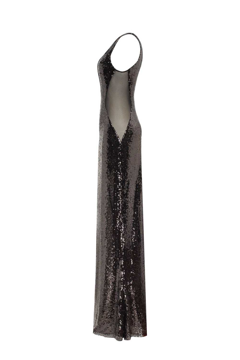 Milla Dazzling fully sequined black maxi dress, S… - image 7