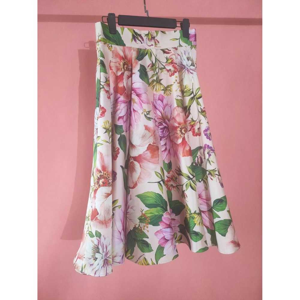 Dolce & Gabbana Silk mid-length skirt - image 3