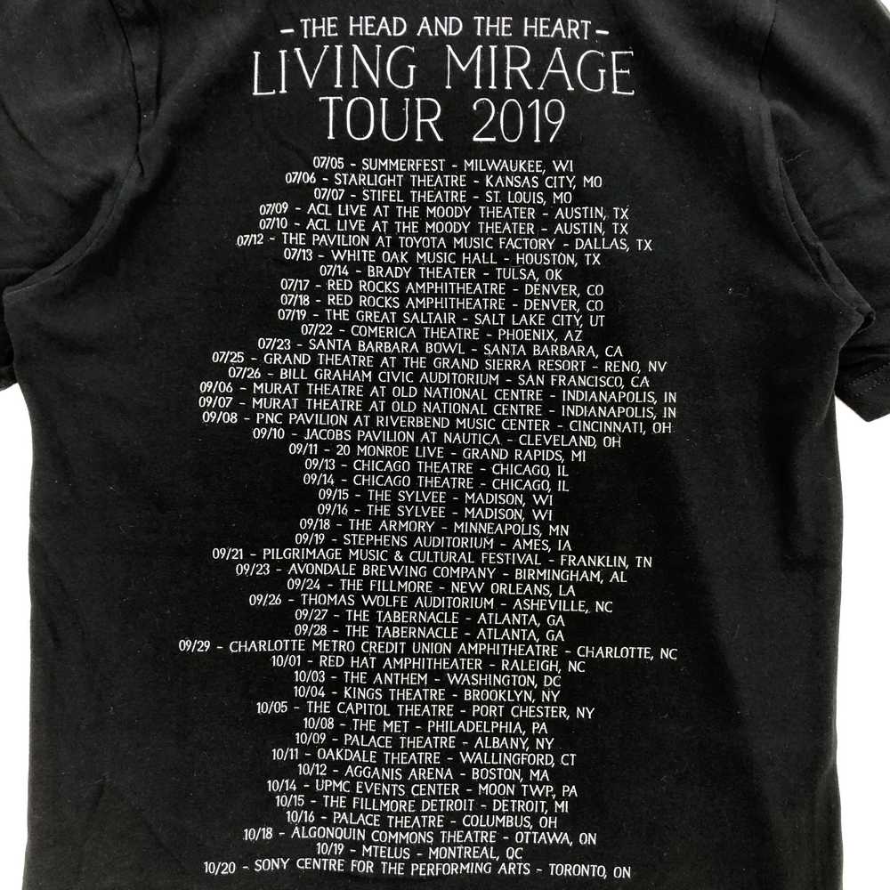 Band Tees × Vintage Living Mirage T Shirt Head an… - image 4