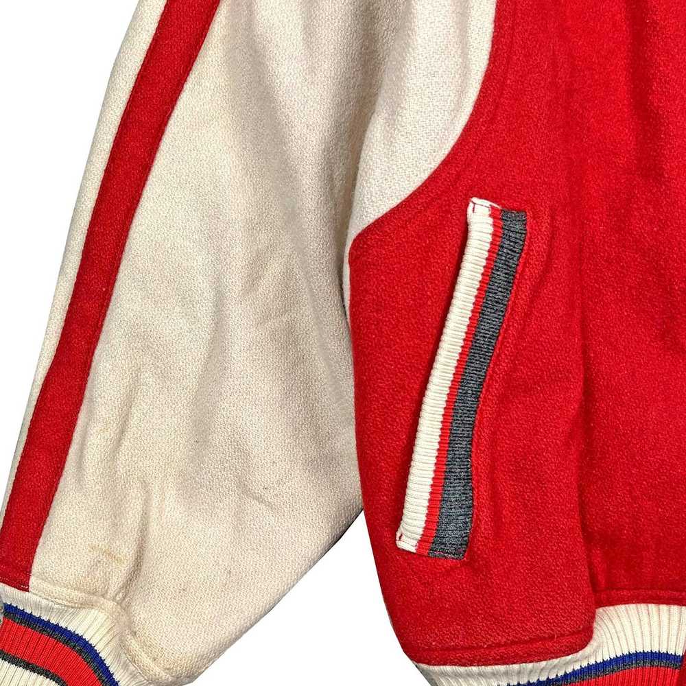 Issey Miyake 80's I.S. Sport Wool Varsity Jacket - image 4