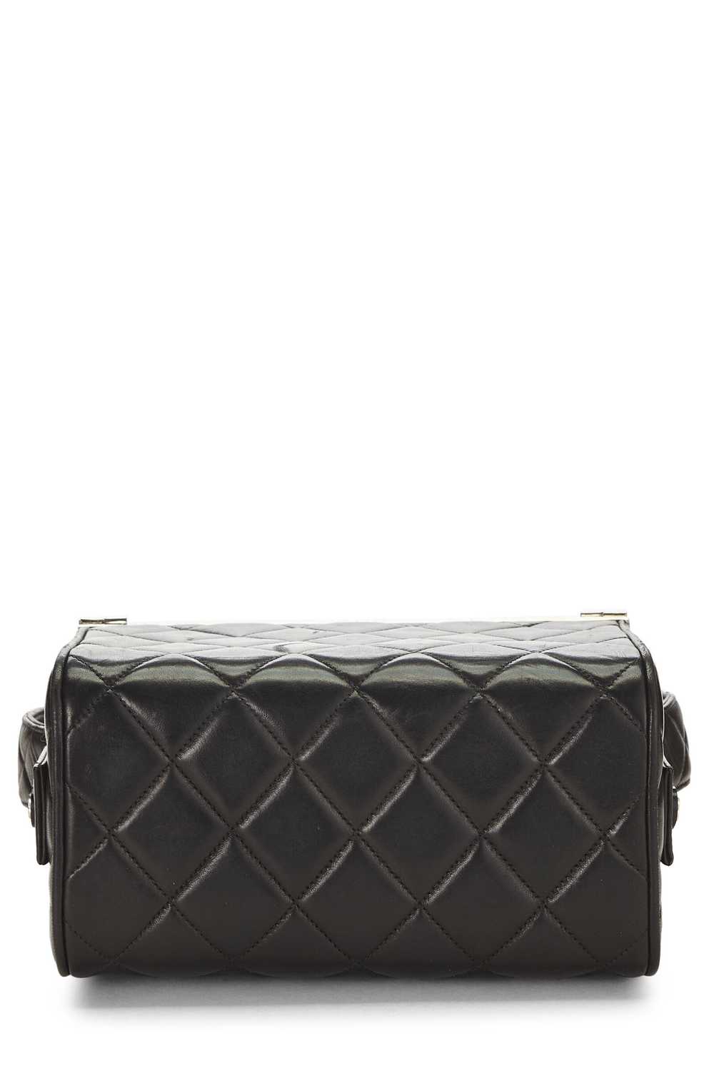 Black Quilted Lambskin Box Vanity Small - image 5