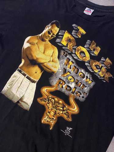 Streetwear × Vintage × Wwf The Rock “know your rol