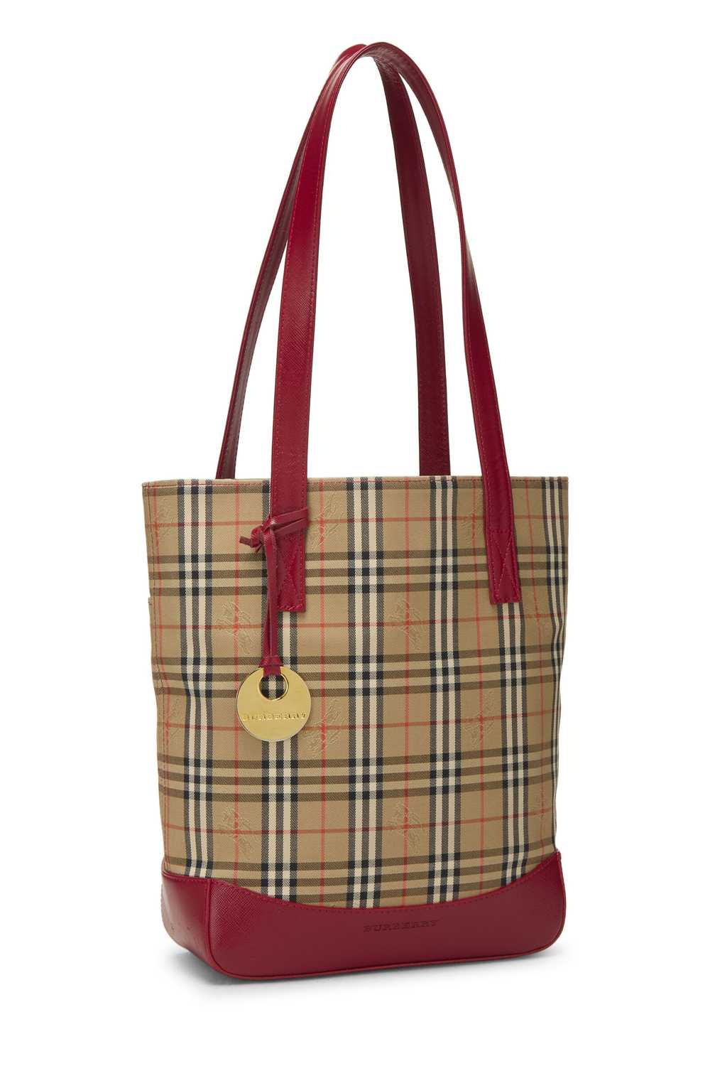 Red Haymarket Check Pocket Shoulder Bag - image 2