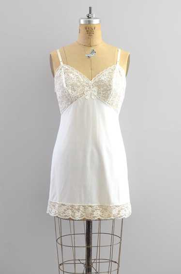 Vintage 1960s Lace Slip