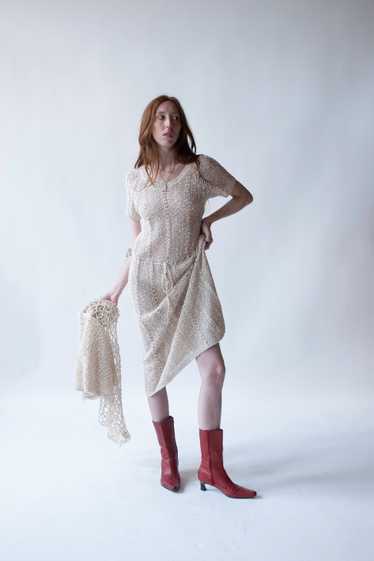 Irish Linen Dress w/ Shawl | Pallas