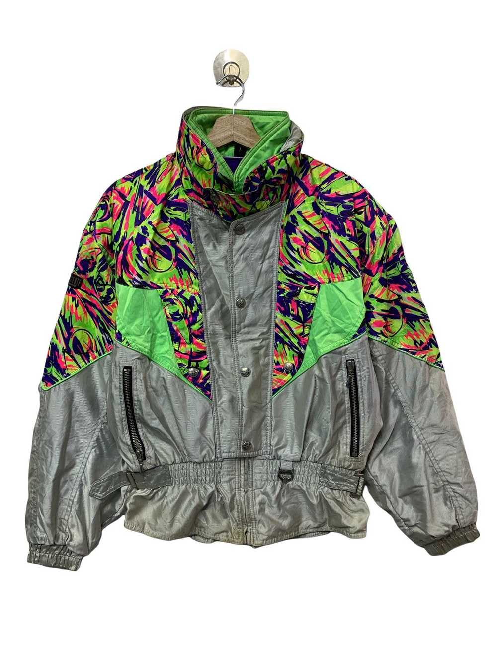 Descente × Ski 🔥VTG DESCENTE MULTICOLOUR SKI JAC… - image 4