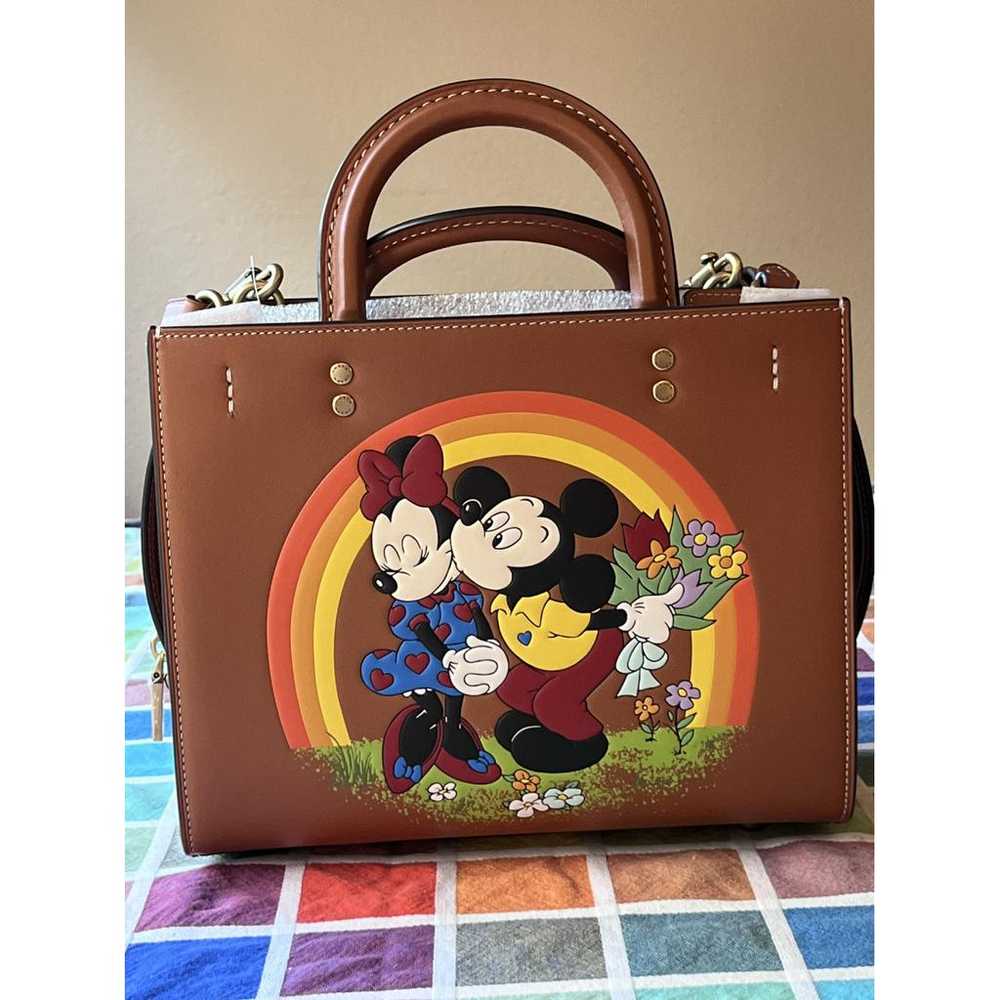 Coach Disney collection leather handbag - image 2
