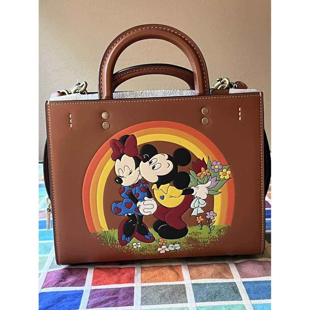 Coach Disney collection leather handbag - image 3