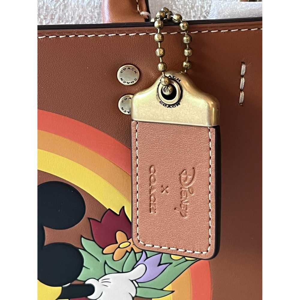 Coach Disney collection leather handbag - image 7