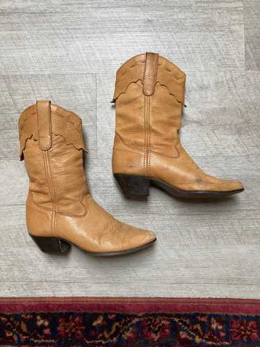 Nine West Tan line dancing boots (7) | Used,…