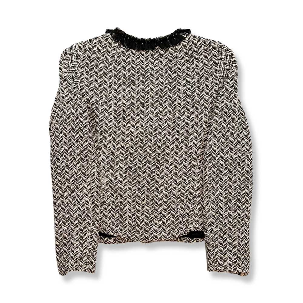 Milly 00's Wool-Blend Bouclé Jacket (S) | Used,… - image 2
