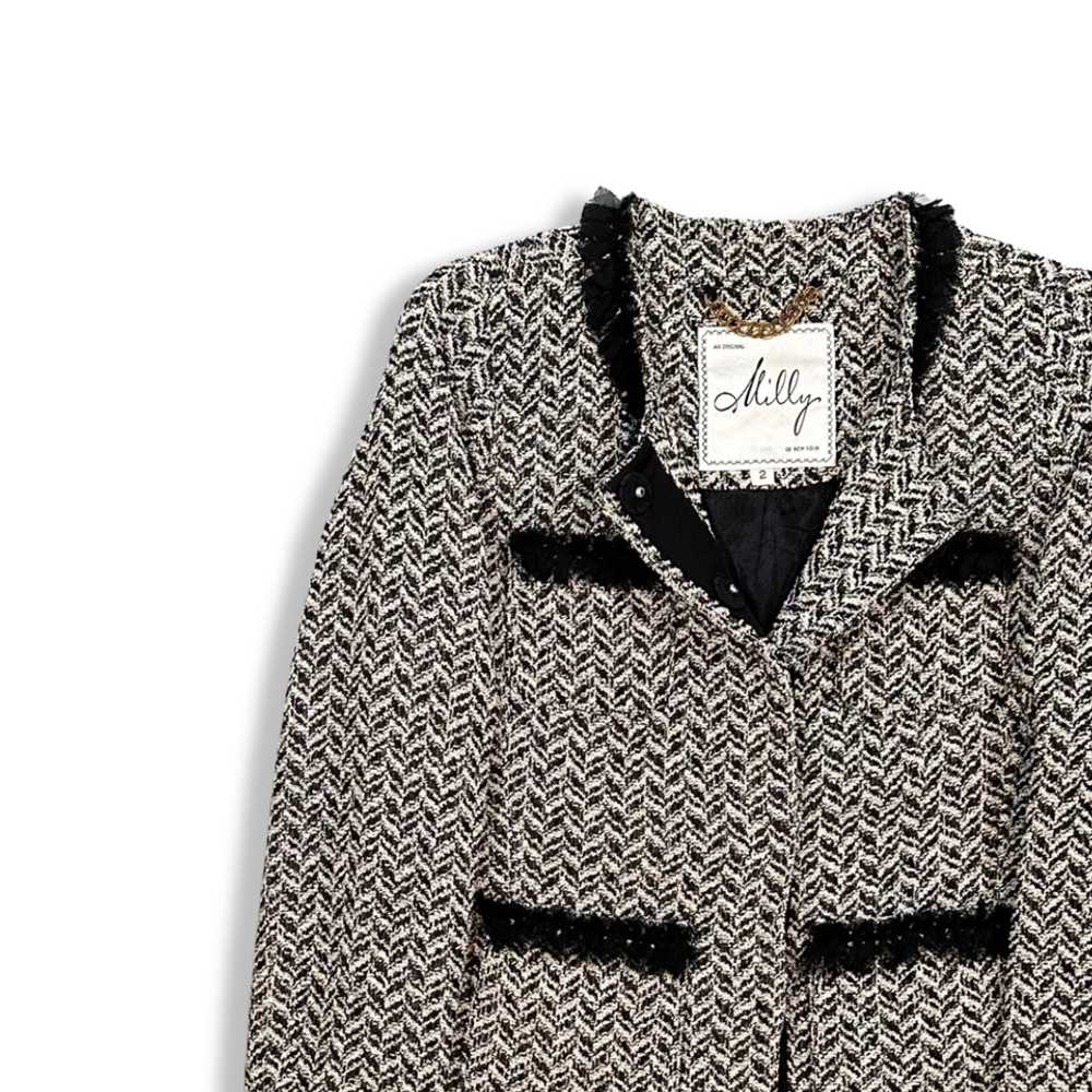 Milly 00's Wool-Blend Bouclé Jacket (S) | Used,… - image 4