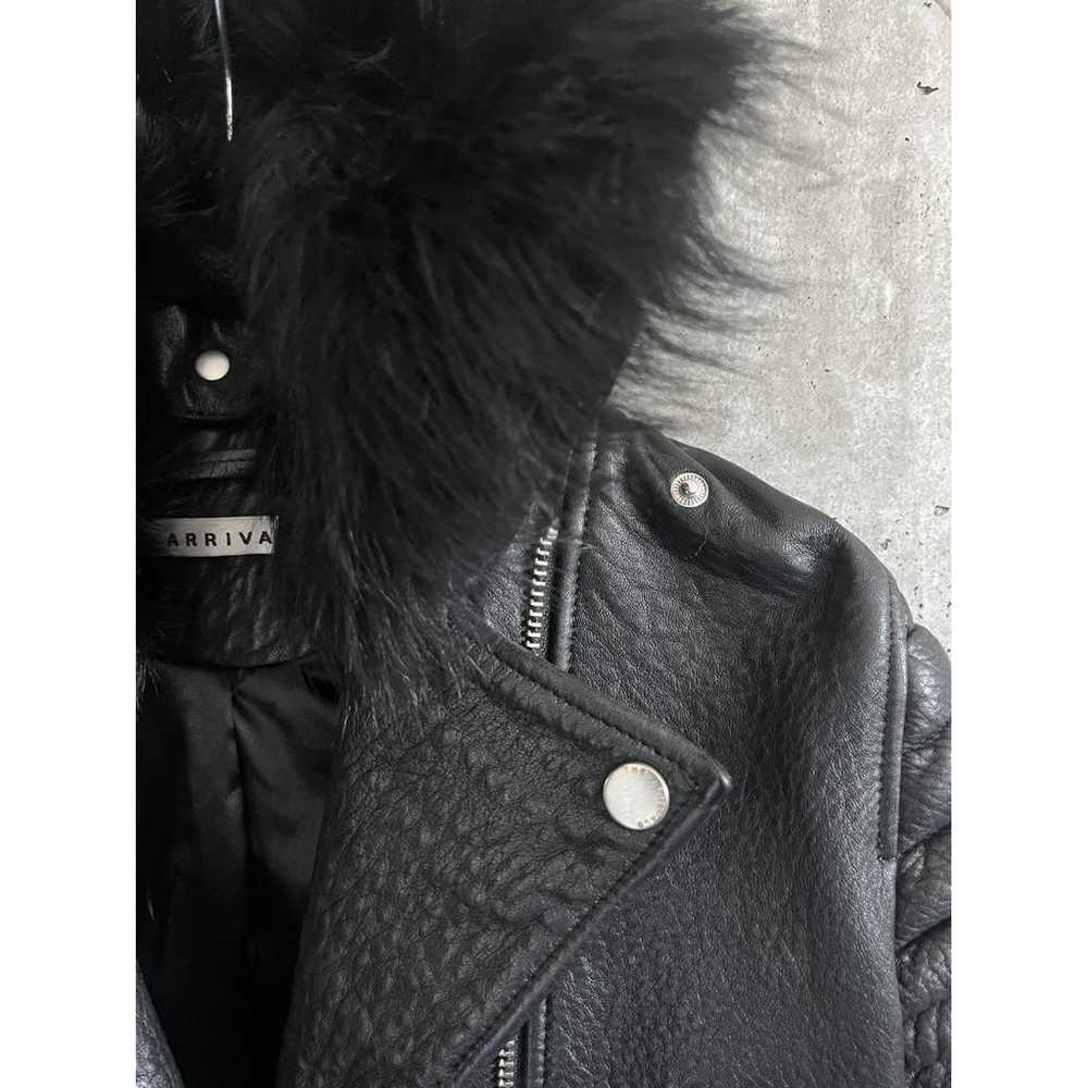 The Arrivals Leather biker jacket - image 5
