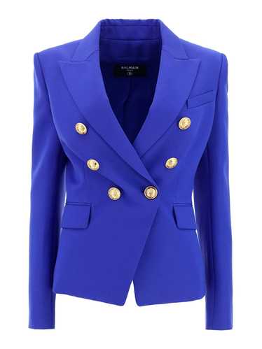 Balmain o1w1db10624 Jacket in Blue