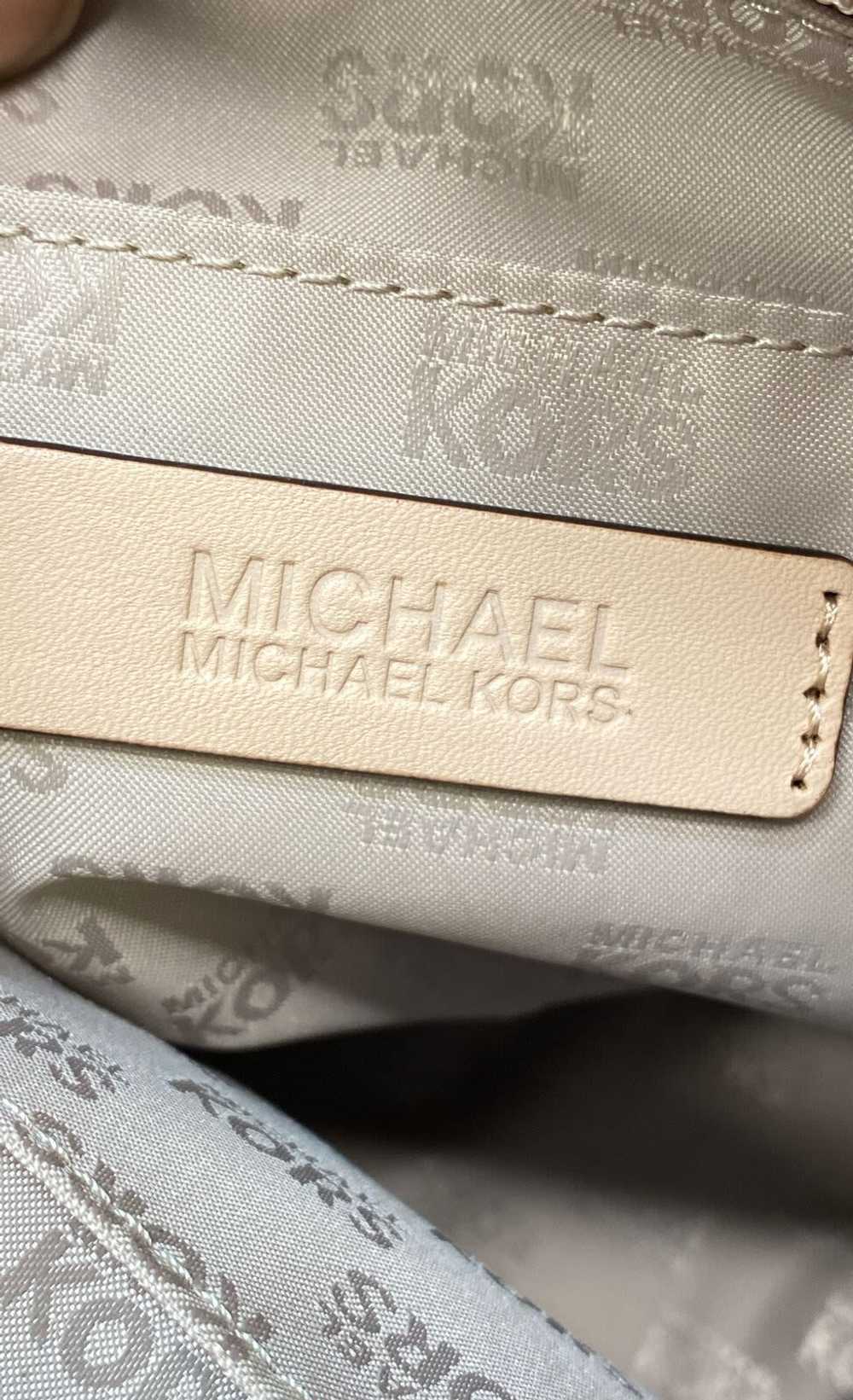 Michael Kors Metallic Gold Monogram Shoulder Tote - image 6