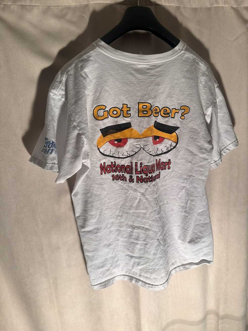 Vintage National Liquor Mart “Got Beer?” T shirt - image 1