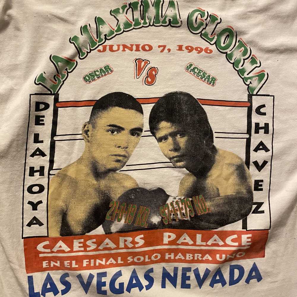 Vintage 1996 Oscar De La Hoya vs Julio Cesar Chav… - image 2