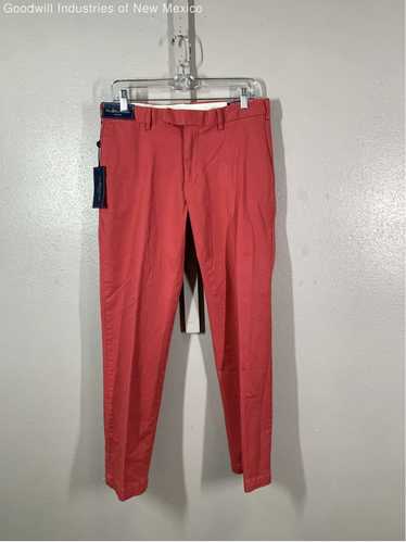 NWT Polo Ralph Lauren Mens Orange Slim Fit Flat F… - image 1