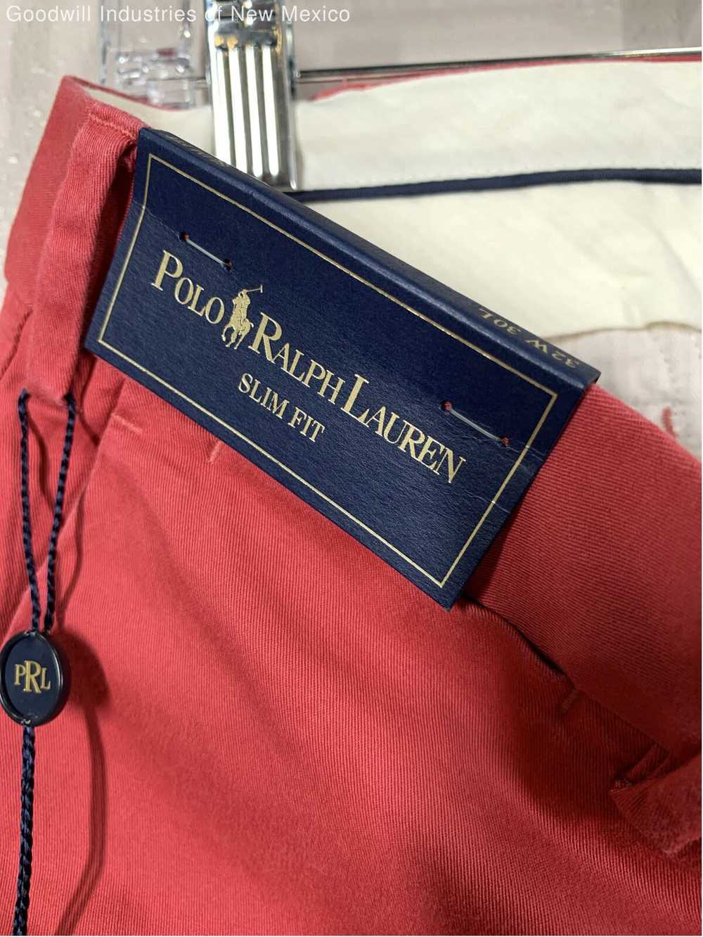 NWT Polo Ralph Lauren Mens Orange Slim Fit Flat F… - image 3