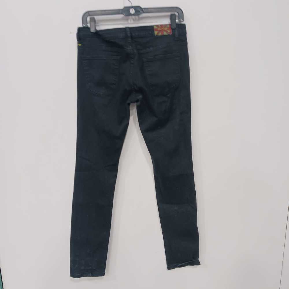 Machine Black Distressed Skinny Jeans Women's Siz… - image 2