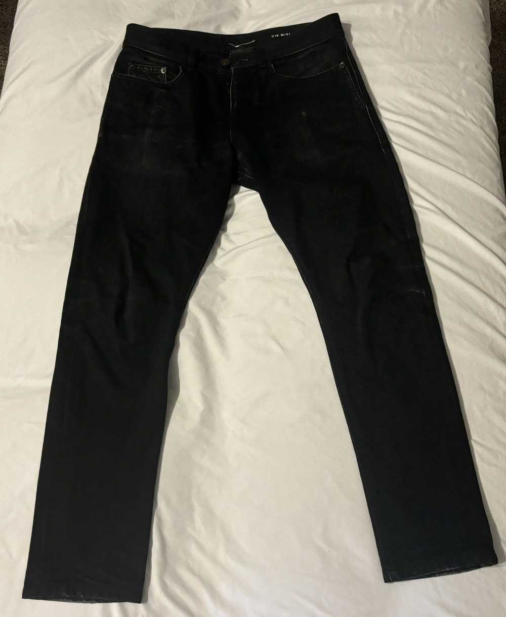 Yves Saint Laurent SLP denim black skinny jeans 3… - image 1