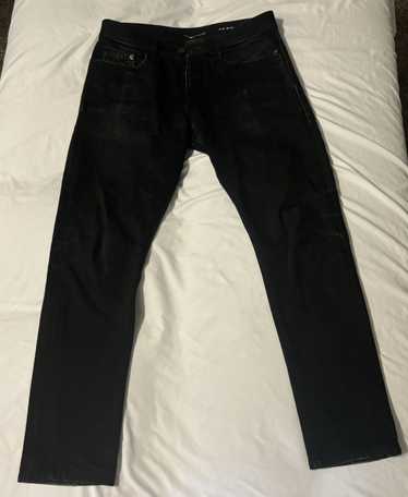 Yves Saint Laurent SLP denim black skinny jeans 30