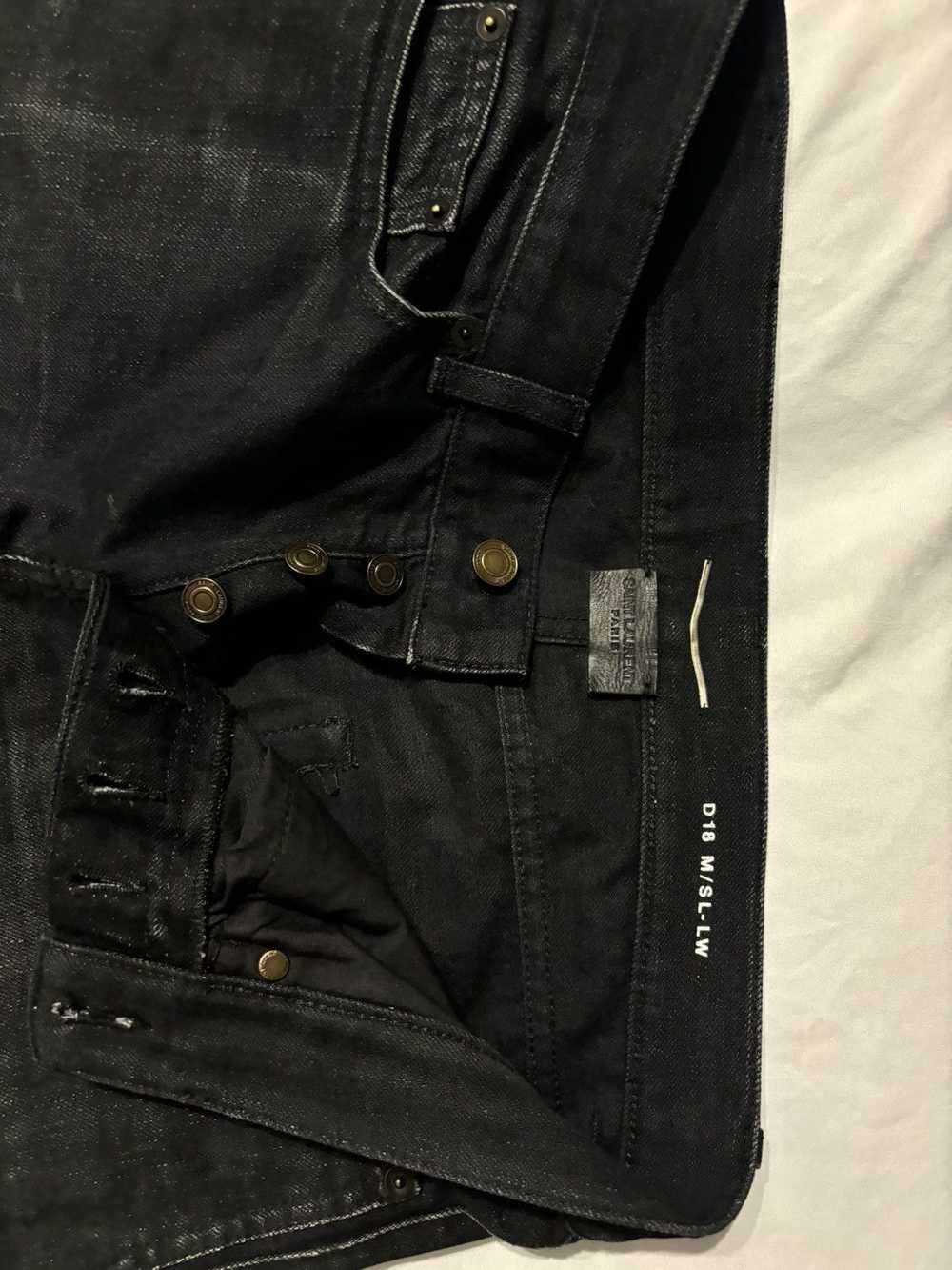 Yves Saint Laurent SLP denim black skinny jeans 3… - image 5