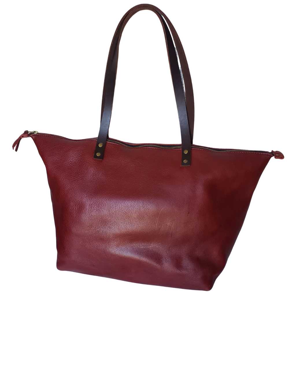 Portland Leather 'Almost Perfect' Leather Tote Bag - image 2