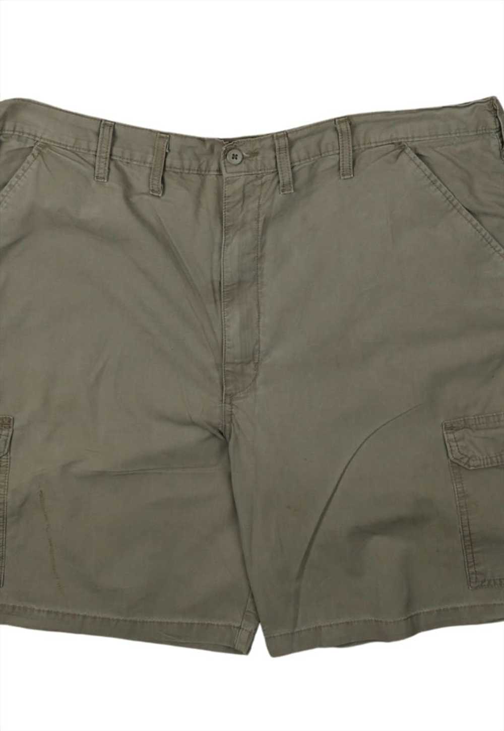 Vintage 90's Wrangler Shorts Cargo pockets Khaki … - image 2