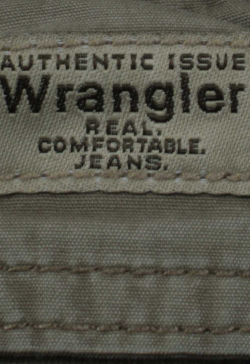 Vintage 90's Wrangler Shorts Cargo pockets Khaki … - image 4