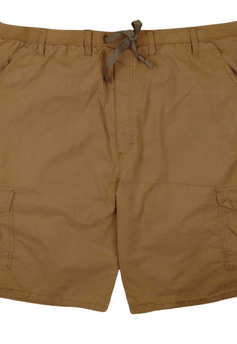 Vintage 90's Wrangler Shorts Cargo Pockets Tan Br… - image 2